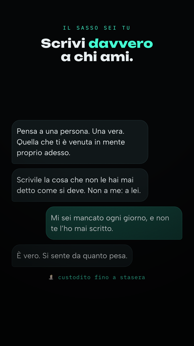 ECO — il messaggio mai inviato